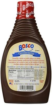 The Original Bosco Chocolate Syrup - 22 oz Squeeze Bottle all