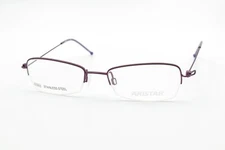 ARISTAR by Charmant AR17261 533 Violet 50-18-140 Half Rim Frames with Case G363