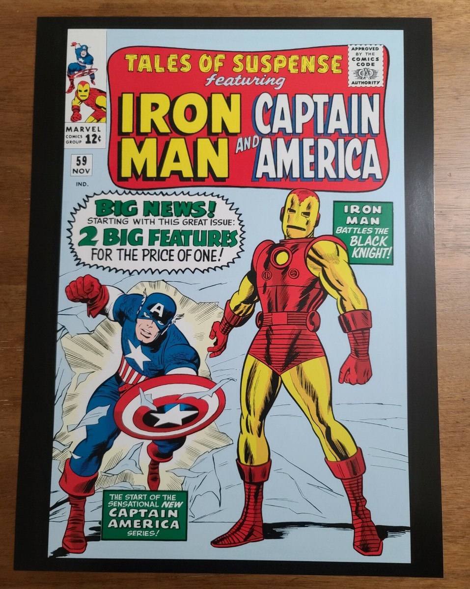 Tales of Suspense 59 Iron Man Captain America Marvel Comics Poster