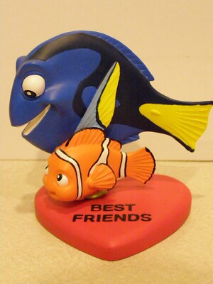 Disney Store Finding Nemo & Dory ''Best Friends'' Figure 4 1/2''h EUC