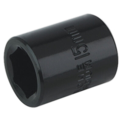 Sealey IS3815 Impact Socket 15mm 3/8''sq Drive