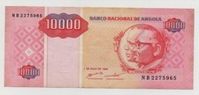 ANGOLA 10000 KWANZAS 1995 PICK 136 LOOK SCANS