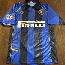 Rivelino Vintage Inter Milan Jersey #3 Size Medium Rare