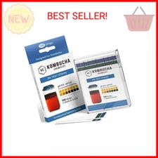 pH Test Strips for Kombucha Brewing 0-6 (0.5 Intervals) 100pc Kit