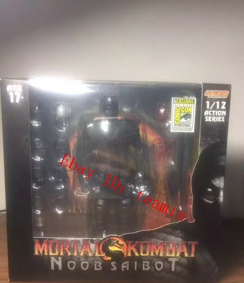 NEW Storm Toys Mortal Combat Black Ninja NOOB SAIBOT 1/12 Male 6