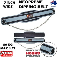 New Pro Dipping Belt Body Building Weight Dip Lifting Chain Exercise GymTraining
