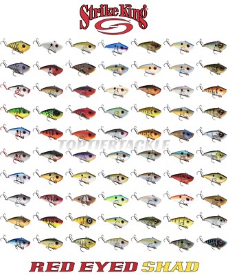 Strike King Red Eye Shad Lipless Crankbait Lure - Select Size/Color