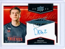 2022-23 Upper Deck Call of Duty League Inkcredibles DRAZAH Thieve Auto Autograph