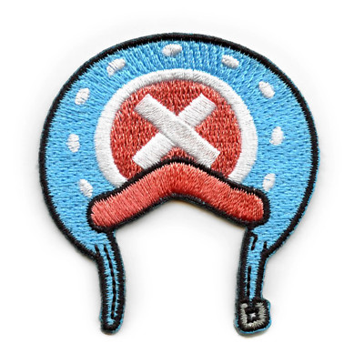 One piece Anime Chopper Hut Patch Aufbügeln Bestickt