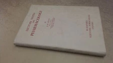 Lecture Notes on Pharmacology, J H Burn, Blackwell Scientific Pub