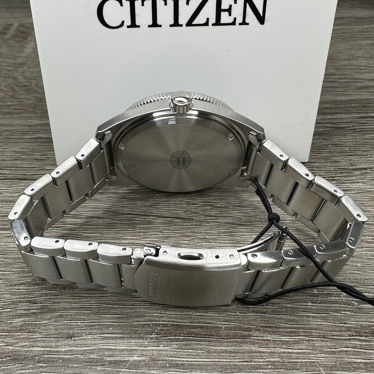 NEW✓ Citizen Eco-Drive Sports Blue Magnifier Date Dial Men's