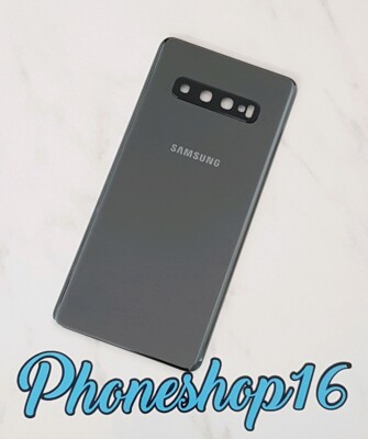 Original Samsung Galaxy CERAMiC S10+ SM-G975F Akkudeckel Backcover Schwarz A