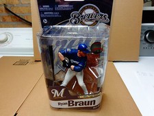 MCFARLANE RYAN BRAUN MLB ELITE BREWERS REG BLUE UNIFORM FIGURE