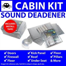 Heat Sound Deadener Ford Thunderbird 1977 - 79 Cabin Kit Seam Tape 40722cm2