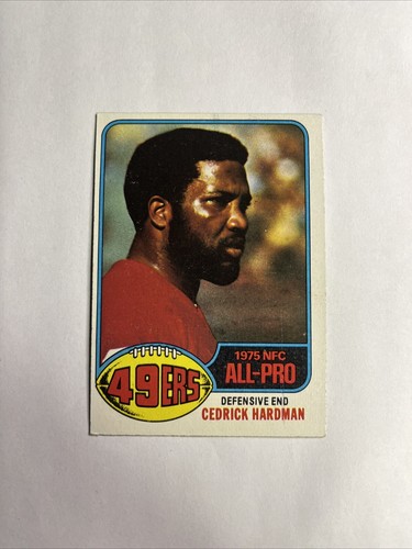 Cedrick Hardman #80 1976 Topps card