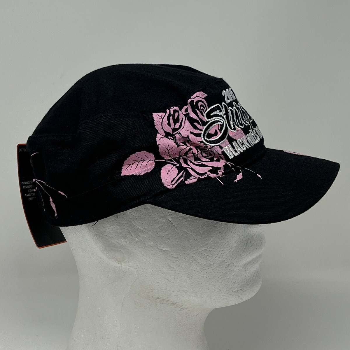 Casquette De Rallye Femme Rose Sturgis Hills 2005 - Strapback Réglable - Coton - Occasion