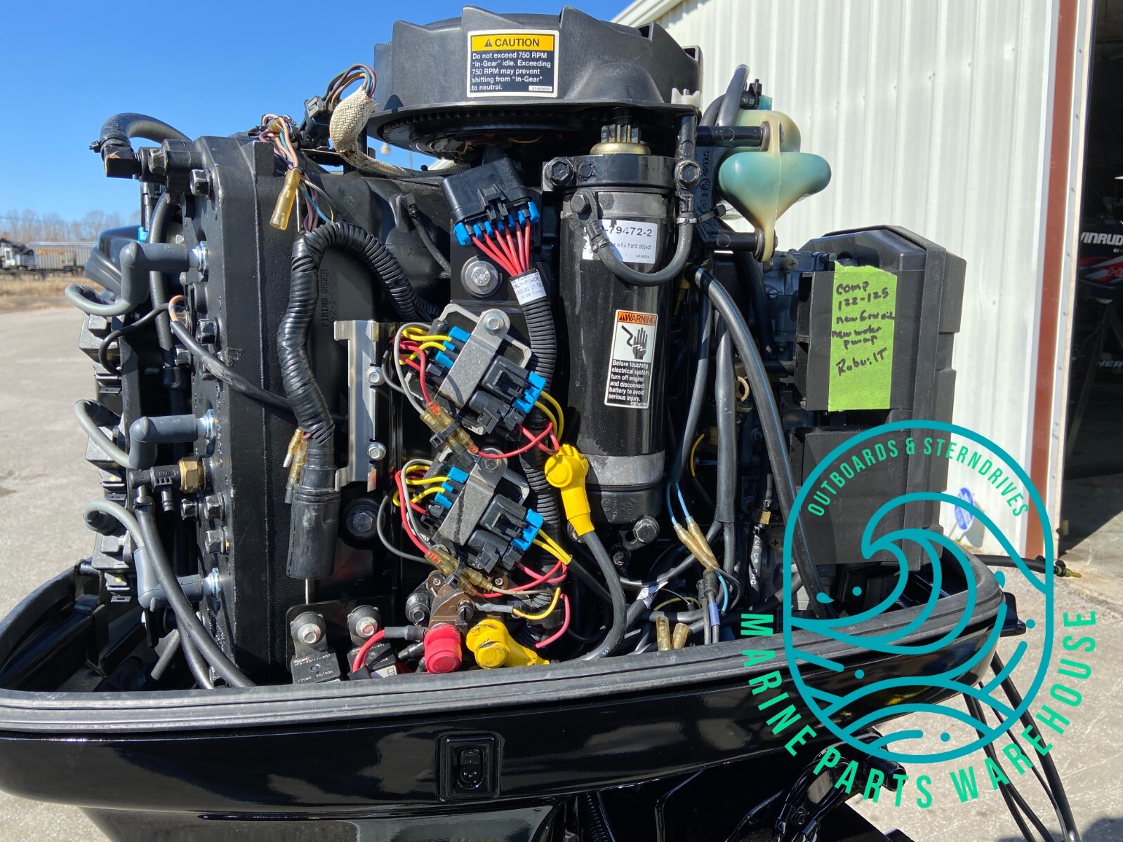 Used 2004 Mercury 150 HP XR6 6Cyl Carbureted 2Stroke 20" (L) Outboard