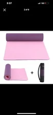 High quality 6mm Yoga Mat for Exercise Gym Yoga Pilates Mats With Carrying bag