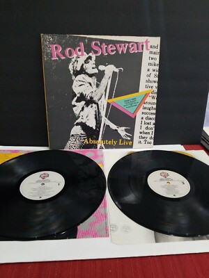 ROD STEWART ABSOLUTELY LIVE 2 x LP 1982 WARNER BROS 1-23743 ORIGINAL V.G. PLUS 