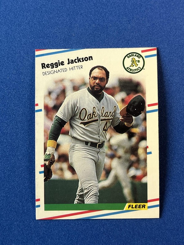 1988 Fleer #283 Reggie Jackson Baseball Card JPC