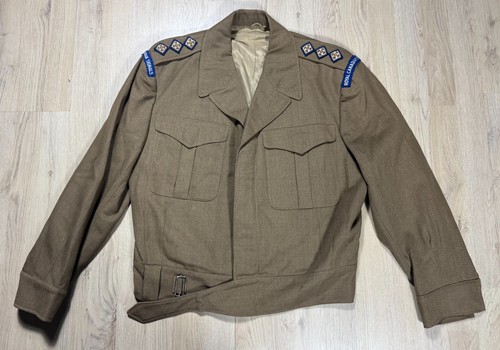 Post WW2 era Royal Canadian Signals Army Battle Dress Jacket Tunic Uniform