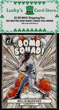 2023 Donruss #BS4 Willie McCovey Bomb Squad Rapture