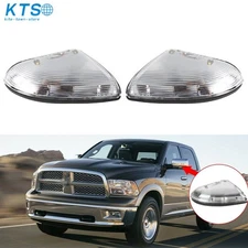 Fit For Dodge RAM 1500 2500 3500 LED Side Mirror Turn Signal Light Puddle Lamps