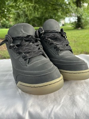 Jordan 3 5Lab3 Reflective Black Sneakers Size 9.5 2014 Edition