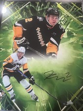 Rutger McGroarty Fanatics Emanate Rookie GREEN  /99 Pittsburgh Penguins NHL