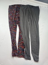 LuLaRoe TC Tall  Curvy Leggings lot of 2 . Excellent Condition Soft Multicolor