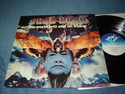 Shaa Khan - The World Will End On Friday LP 1978 German prog Sky