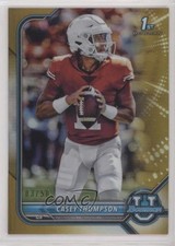2021-22 Bowman U Chrome Prospects Gold Refractor 3/50 Casey Thompson #15 10p1