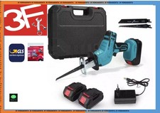 SEGA SEGHETTO A GATTUCCIO BATTERIA MOTOSEGA ELETTROSEGA 4 LAME 2 BATTERIE 48V