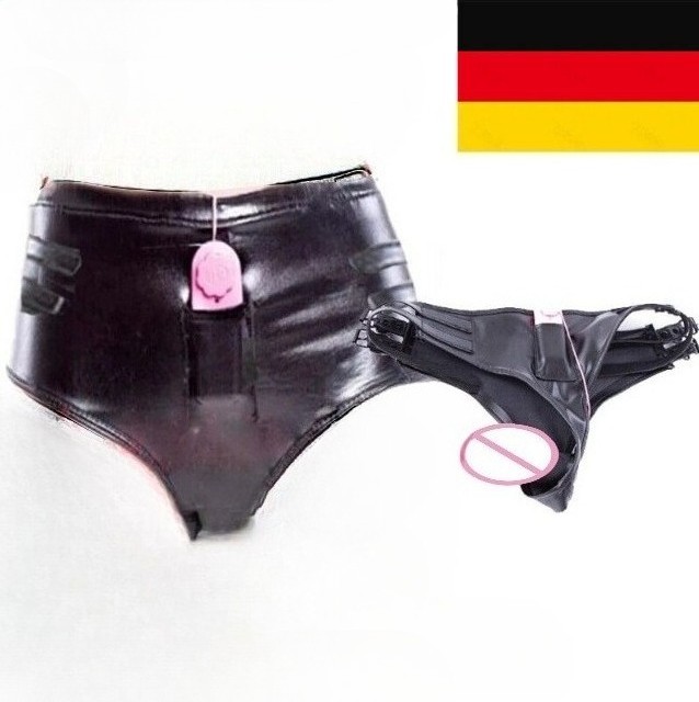 Strap on Mit Vibration Dildo Anal Butt Plug Vibrator Höschen Sex Spielzeug  Pants