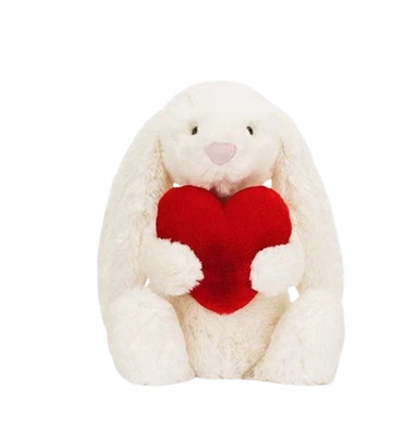 Bashful Little Red Love Heart Bunny | New With Tags-Christmas gifts