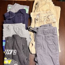 Boys Clothing Everyday Play Lot 4 Tops  3 Pants 4/5T  Read Details