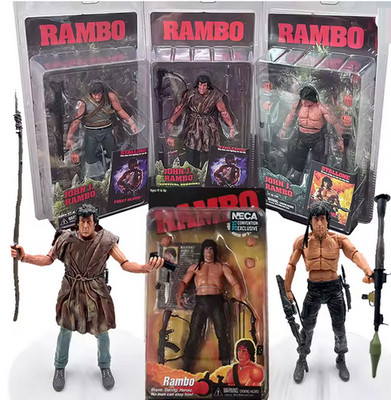 RAMBO First Blood NECA Actionfigur Sylvester Stallone Figur Survival Neu OVP  