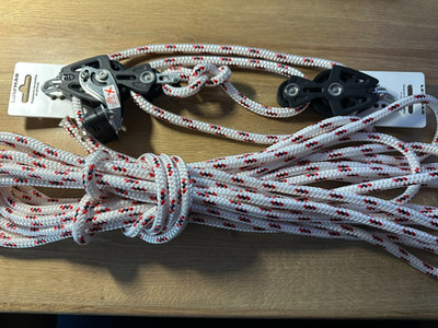 Großschot / Talje / Flaschenzug / Lewmar / Liros /Segelboot / Ø 60 / Violinblock