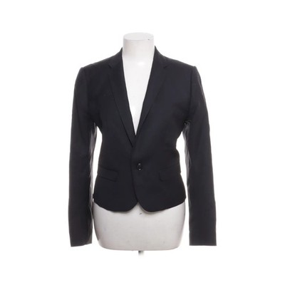 Acne Jeans, Blazer, Größe: 36, Schwarz, Wolle/Viskose, Nadelstreifen, Damen #9dl
