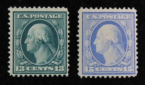 CKStamps: US Stamps Collection Scott#339 340 Washington Mint LH OG