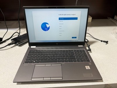 HP ZBook Power Mobile Workstation Laptop PC 15.6'' i7 32GB T2000 Pro *KYBD Loose*