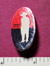 VIVE NICARAGUA AGOSTO SANDINO LATINO HISPANIC REVOLUTION CAUSE BUTTON PINBACK