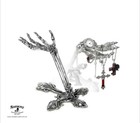 Alchemy Fine English Pewter Skeleton Arm Cross Base Jewelry Holder — photo 2