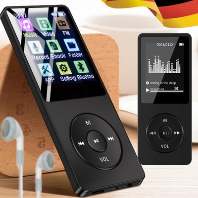 MP3 Player Bluetooth 5.0 Sport Musik-Player 16GB HiFi Video, FM Radio 2025