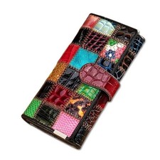 Portefeuille/porte-cartes/porte-cartes - fait main - cuir véritable - carte...