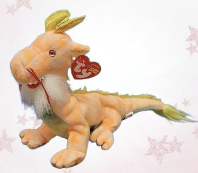 SUPER RARE NEW 2005 TY Beanie Babies LOONG Asia-Pacific EXCLUSIVE MWMT'S US64