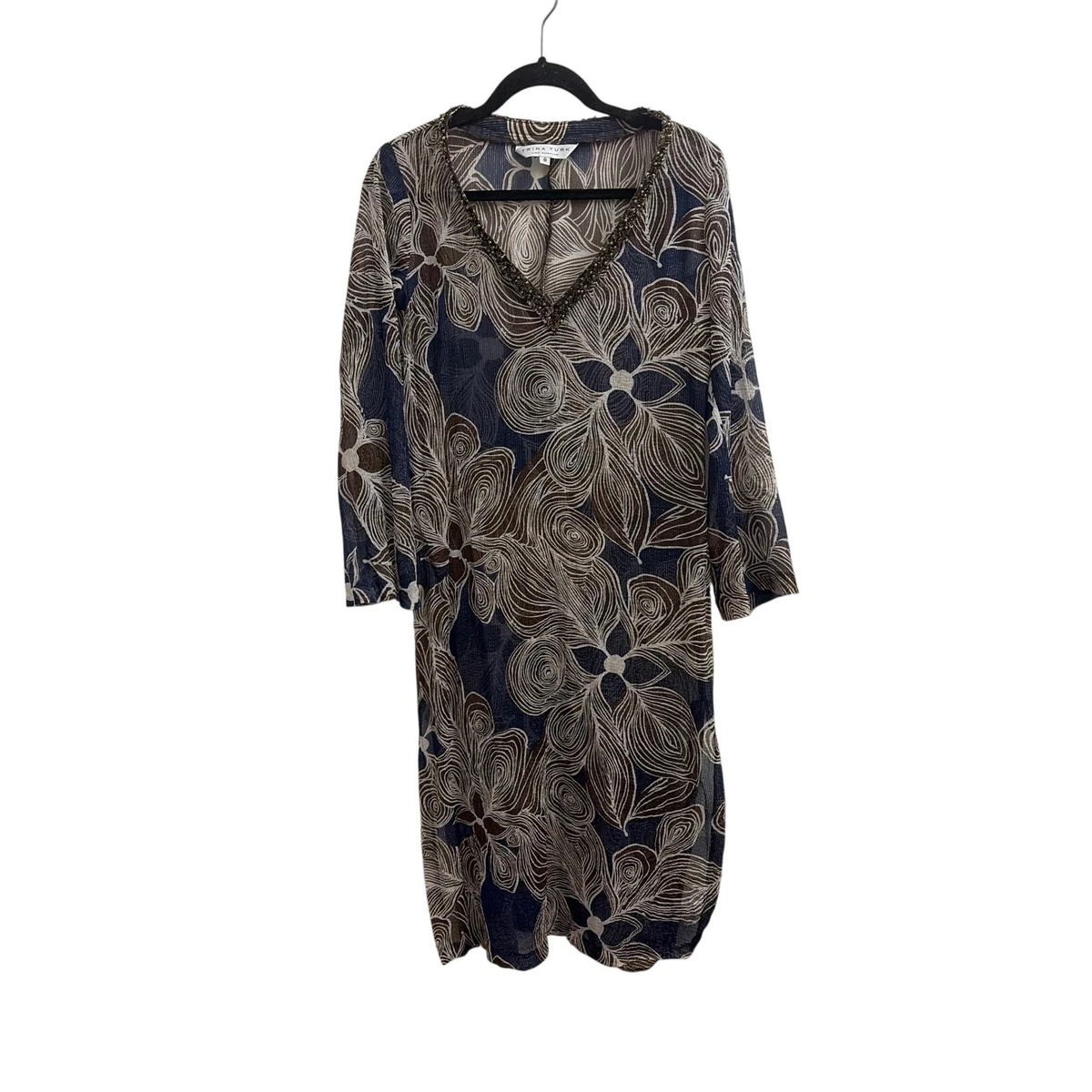 trina turk long sleeve dress long sleeve dress with sheer sleeves Trina Turk Women's Ariah Long-Sleeve Dress