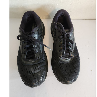 Brooks Men's Athletic Sneakers Black Lace-Up Low Top Rubber Outsole