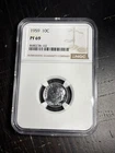 1959 Proof Roosevelt Dime graded PF 69 by NGC!