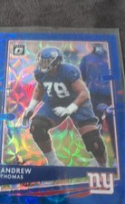 2020 Panini Donruss Optic - Rookies Andrew Thomas #103 Blue Scope Prizm (RC)